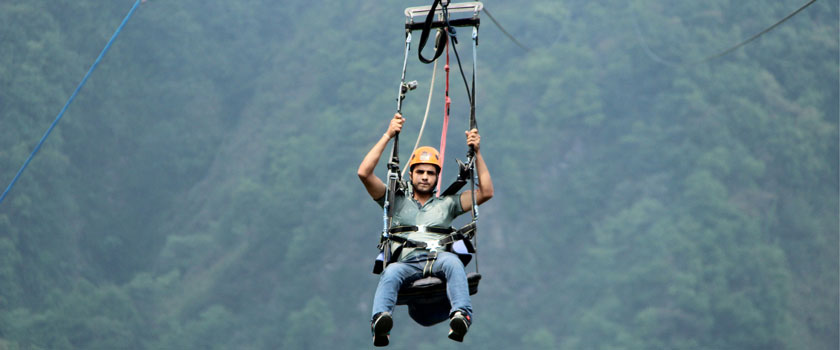 You can try Adventure [Zip-Line in Pokhara]