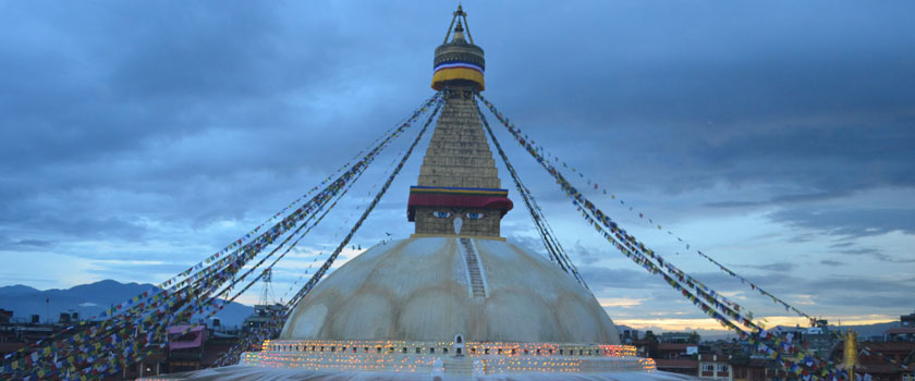 Boudhanath stupa; Kathmandu (World Heritage Site)