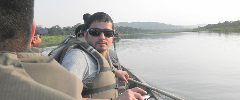 Canoeing at Rapti River, Chitwan