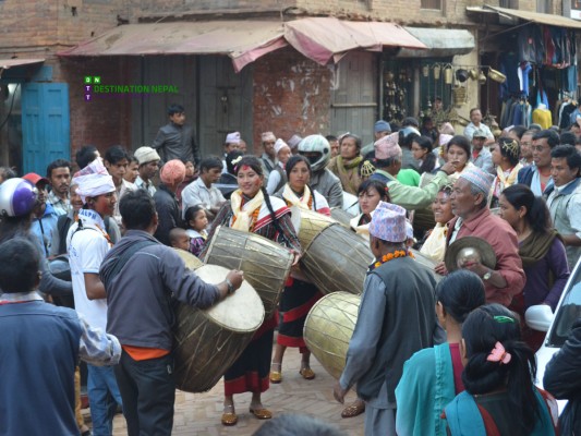 Gai Jatra Festival Bhaktapur Durbar Square